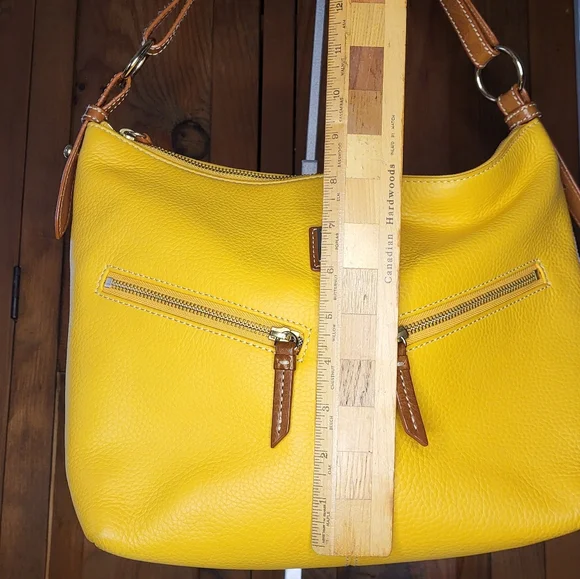 Dooney & Bourke Leather Shoulder Bag - Picture 4 of 13